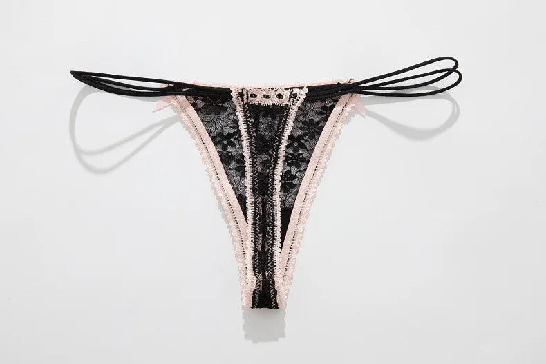 Spitzen-Schleifen-Höschen, sexy Damen-Dessous, Alltagskleidung, Homewear, einfarbige Unterwäsche für Damen, niedrige Taille, atmungsaktive Höschen, трусы женские