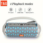 TG116C Outdoor Tragbarer aufrechter kabelloser Lautsprecher, niedlicher kleiner Würfel-Lautsprecher Musikplayer, unterstützt USB/TF/FM-Radio Mu