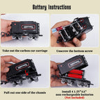 Klassische batteriebetriebene elektrische Eisenbahn Dampflokomotive Set mit Wassernachfüllung für Rauchzug Spielzeug mit Licht & Sound