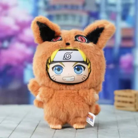*Auf Lager  Naruto Itachi Sasuke Kakashi Gaara Serie Blind Box Trendiges Spielzeug Figur Plüsch Anhänger Sammlung Weihnachtsgeschenk