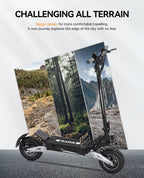 T10 Tragbarer E-Scooter 900W Spitzenleistung 48V 13.5/18 Ah Akku Elektroroller für Erwachsene 11 Zoll Offroad-Reifen Elektroroller