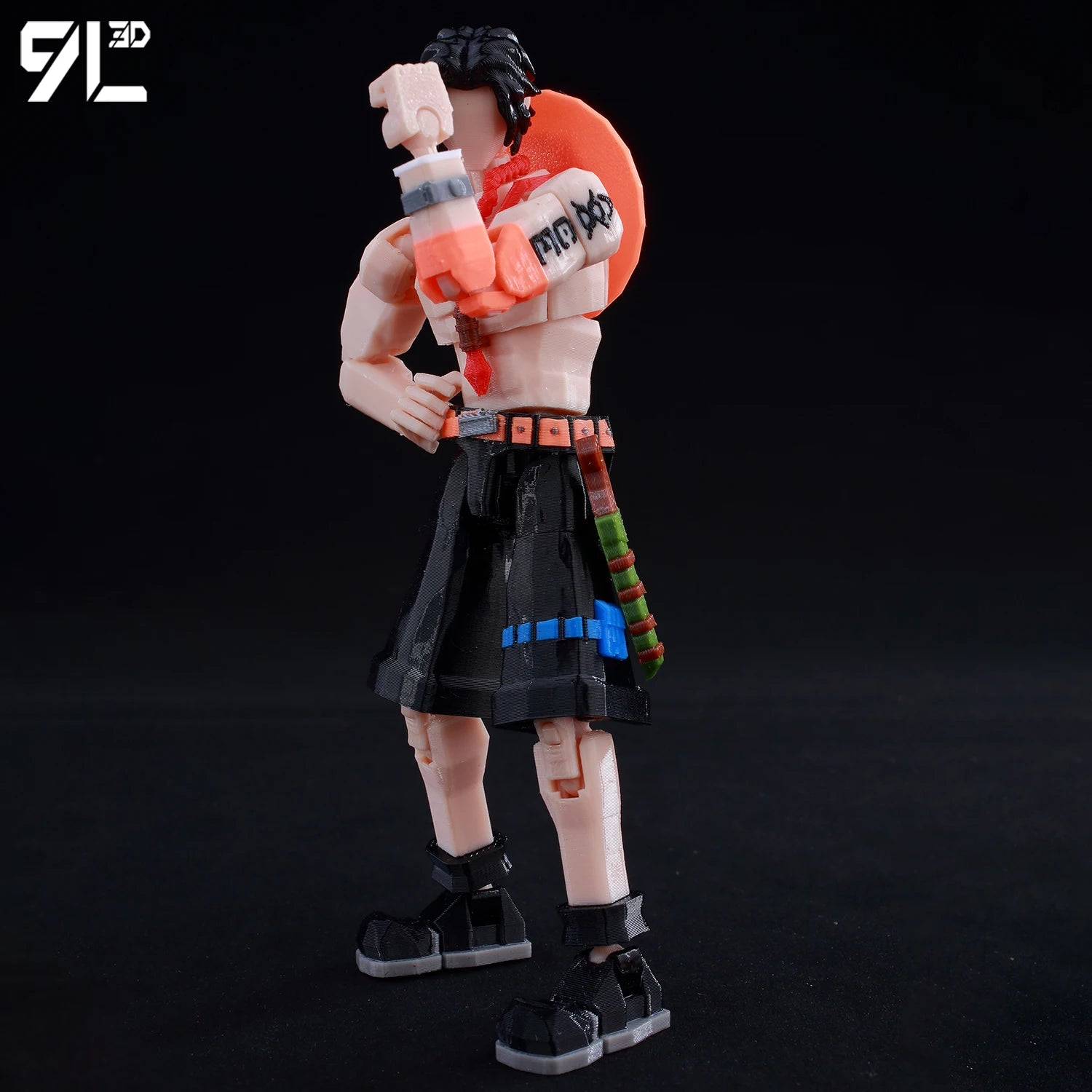 9L3D Gedruckte Anime One Piece Naruto Demon Slayer Dummy13 Lucky T13 Bewegliche Shapeshift Actionfiguren Mannequin Spielzeug Sammlerstücke