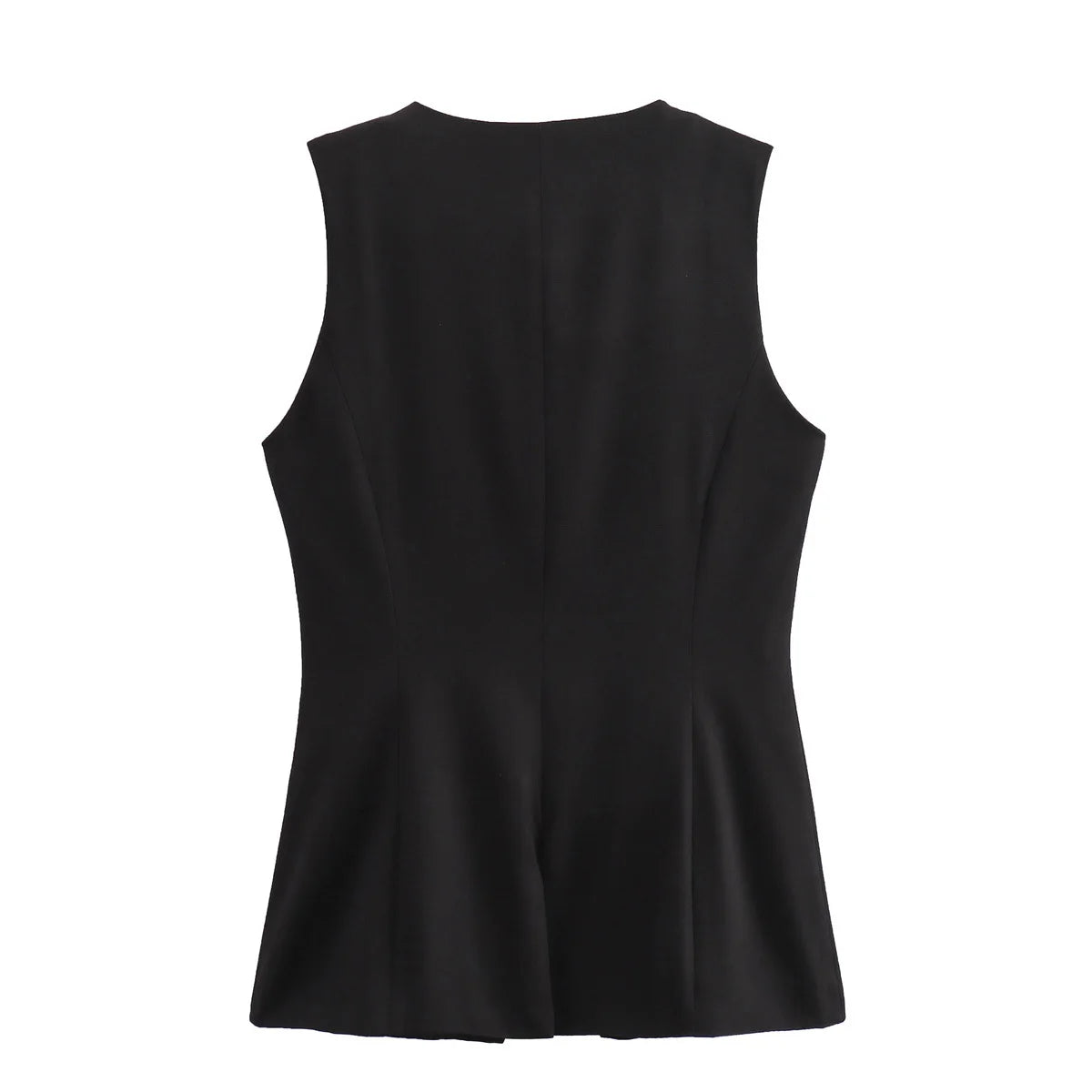 DAMEN 2025 Weiß Ärmellose Weste Damen Knopf Sommerwesten für Damen Jacke Rosa Weste Top Damen Streetwear Damen Maßgeschneiderte Weste