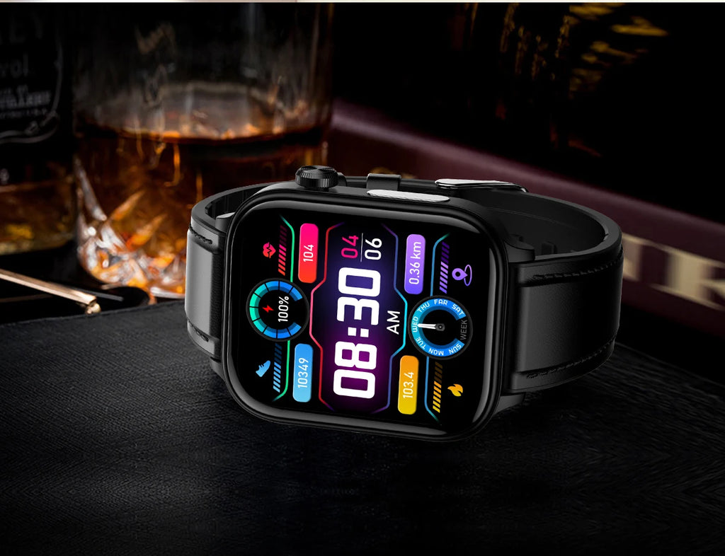 2025 New For XIAOM1 ECG+PPG Blood Fat Uric Acid Health Smartwatch Men Women Heart Rate Blood Pressure Bluetooth Call Smart Watch