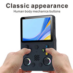 ABZJ RG36PRO Handheld-Spielekonsole 3,5-Zoll-IPS-Bildschirm Mini-Arcade-RGB-Licht 3D-Joystick Unterstützung 10+ Simulatoren Game Player A