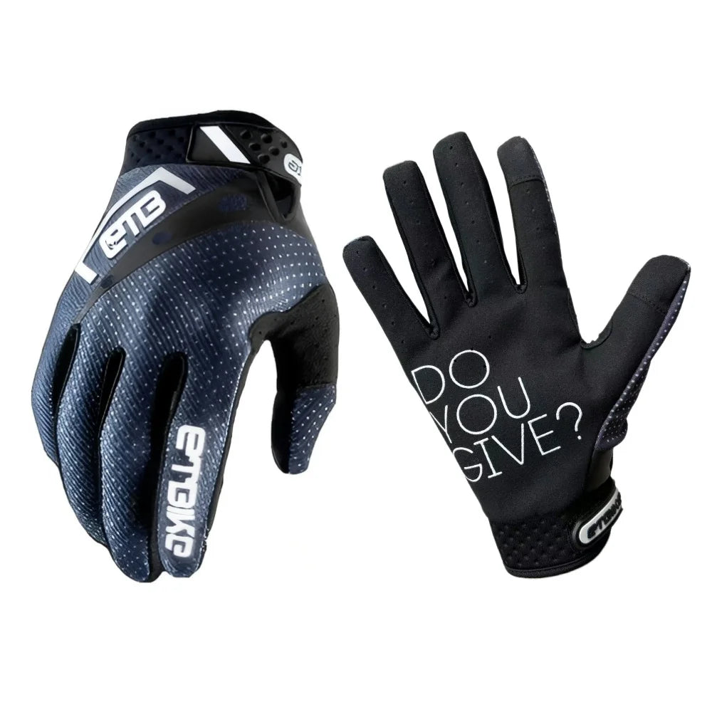 ETBIKE Reithandschuhe, Motorrad Outdoor Sport Offroad, MX Handschuhe MTB DH, Touchscreen-Unterstützung