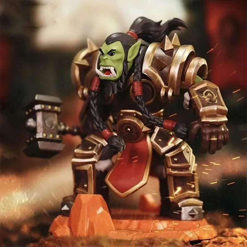 POP MART World of Warcraft Classic Blind Random Box Spielzeug Ornamente Actionfigur Mystery Box Caja Caixa Überraschungstüte für Jungen Geschenk