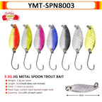 7/9/10 Stück Forellenköder 2,5g/2,6g/3g/3,2g/3,5g/5g Metalllöffel Angelköder Wobbler Casting Jigging Angelzubehör Pesca Döbel
