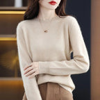 Neuer Damenpullover O-Ausschnitt Herbst Winter Basic Pullover Warm Lässig Pulls Jumper Koreanische Mode Frühling Strickwaren Bottoming Shirt