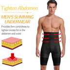 Herren Body Shaper Bauchkontroll-Shorts Shapewear Bauchmieder Boxer Slips Hohe Taille Schlankheitsunterwäsche Bein Kompressionshose