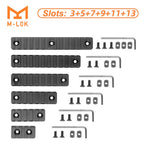 Jagd Taktische Picatinny Schiene 3-13 Slots 20mm Aluminium Schienenadapter Halterung für Keymod / M-LOK System Handschutz Zielfernrohr Montagebasis