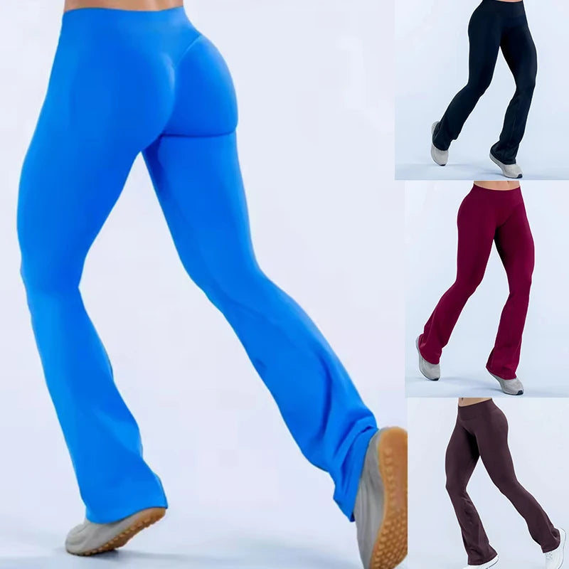 Cavendi Flared Leggings Leg Leggings Woman Wide-leg Pants Yoga Breathable Fitness Clothing Versatile Casual Pants Main image