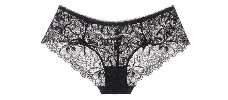 MOYISU Sommer-Dessous-Set, transparenter französischer Spitze, Minimizer-BH, Slip, ultradünn, sexy Damenunterwäsche, großer Busen, sexy Po & Höschen