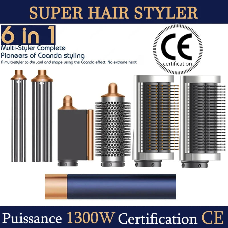 SenCiciMen X9 Multi Hair Styler Curling Iron Hair Hot Air Brush Curling Barrel Hair Dryer Salon Professional Curly Hair Styler Hauptbild