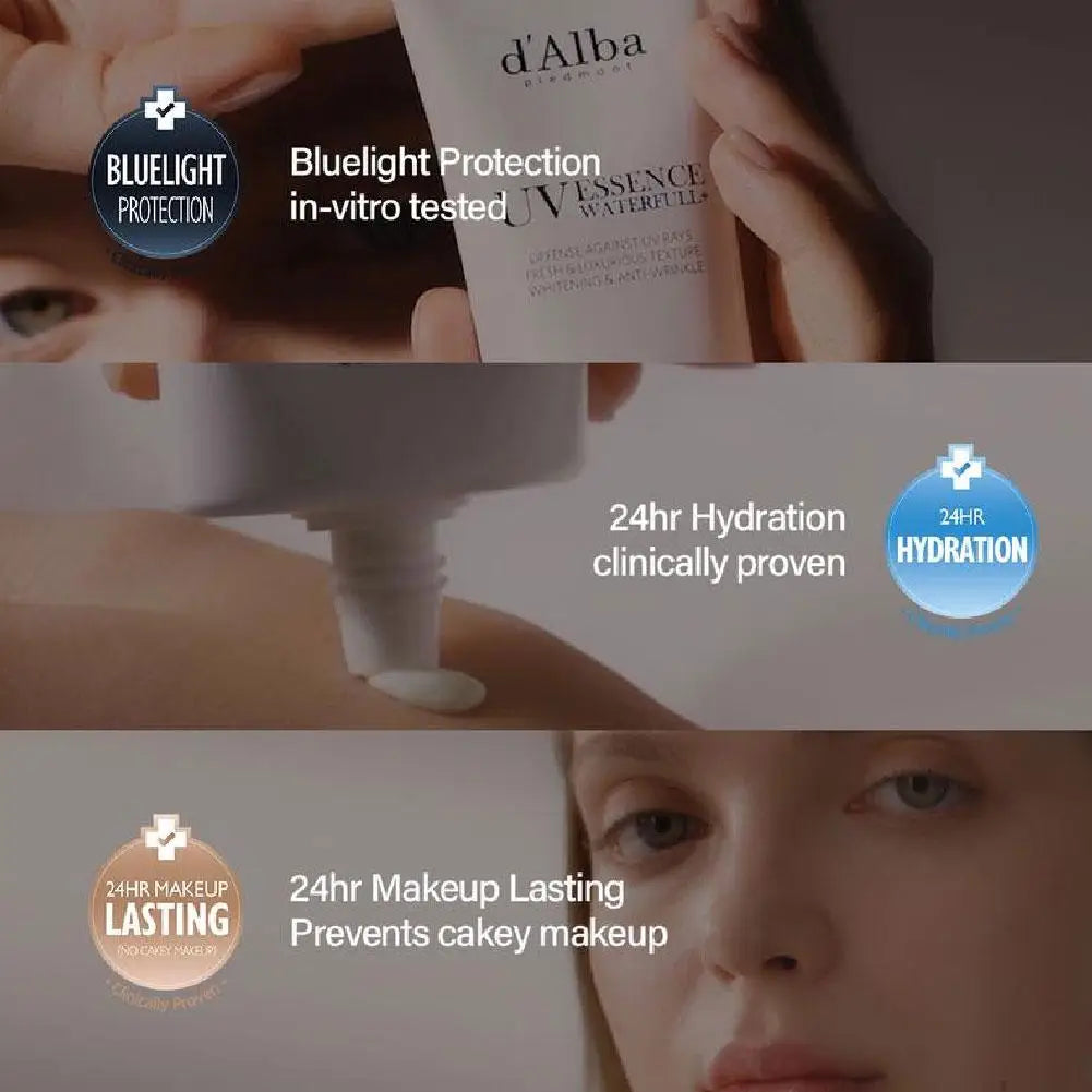 50ML Essence Waterfull Sonnencreme 50ml SPF50+ PA++++ Feuchtigkeitsspendende Sanfte Nährende Erfrischende Hautpflege Gesicht Hautpflege Set 2026