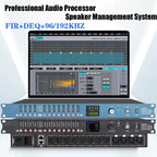 DP48X Professioneller Digital-Audioprozessor 4 Eingänge 8 Ausgänge Drive Rack Prozessor mit RIR DEQ 192KHZ Lautsprechermanagementsystem
