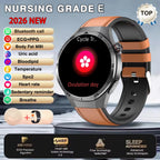 2026 Neue Smartwatch für Pflegeberufe mit EKG+PPG Gesundheitsanalyse Blutdruck Lipide Harnsäure Drahtlose HD-Anruf Smartwatch Herren Damen