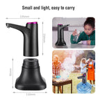 Automatischer Wasserspender, elektrische Wasserpumpe, Tastensteuerung, USB-Ladefunktion, tragbar für Küche, Büro, Outdoor, Getränkespender