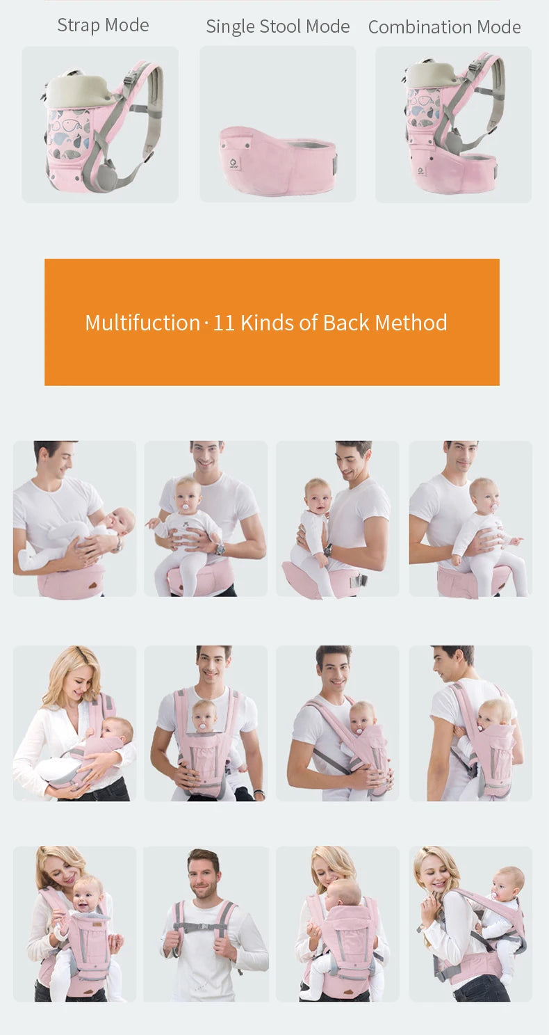 New Waist Belt Baby Carrier Waist Stool Walkers Baby Sling Hold Waist Belt Backpack Hipseat Belt Kids Infant Hip Seat