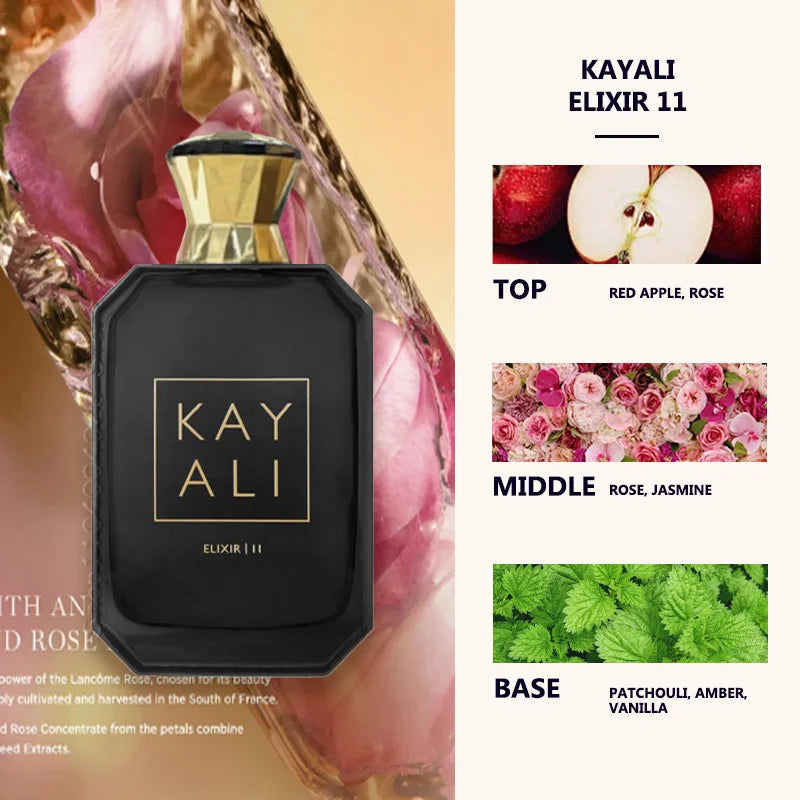 KAYALI 100ml EDP Intense Spray - Süß fruchtig-blumiger & warm holziger Unisex-Duft | Langanhaltender, selbstbewusstseinsstärkender Duft