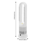 Ganzjähriger Dual-Modus Kühl-Heizturmventilator mit Fernbedienung 1200W Heizung 8 Geschwindigkeiten 9H Timer 80° Oszillation Sicher, Bladeless