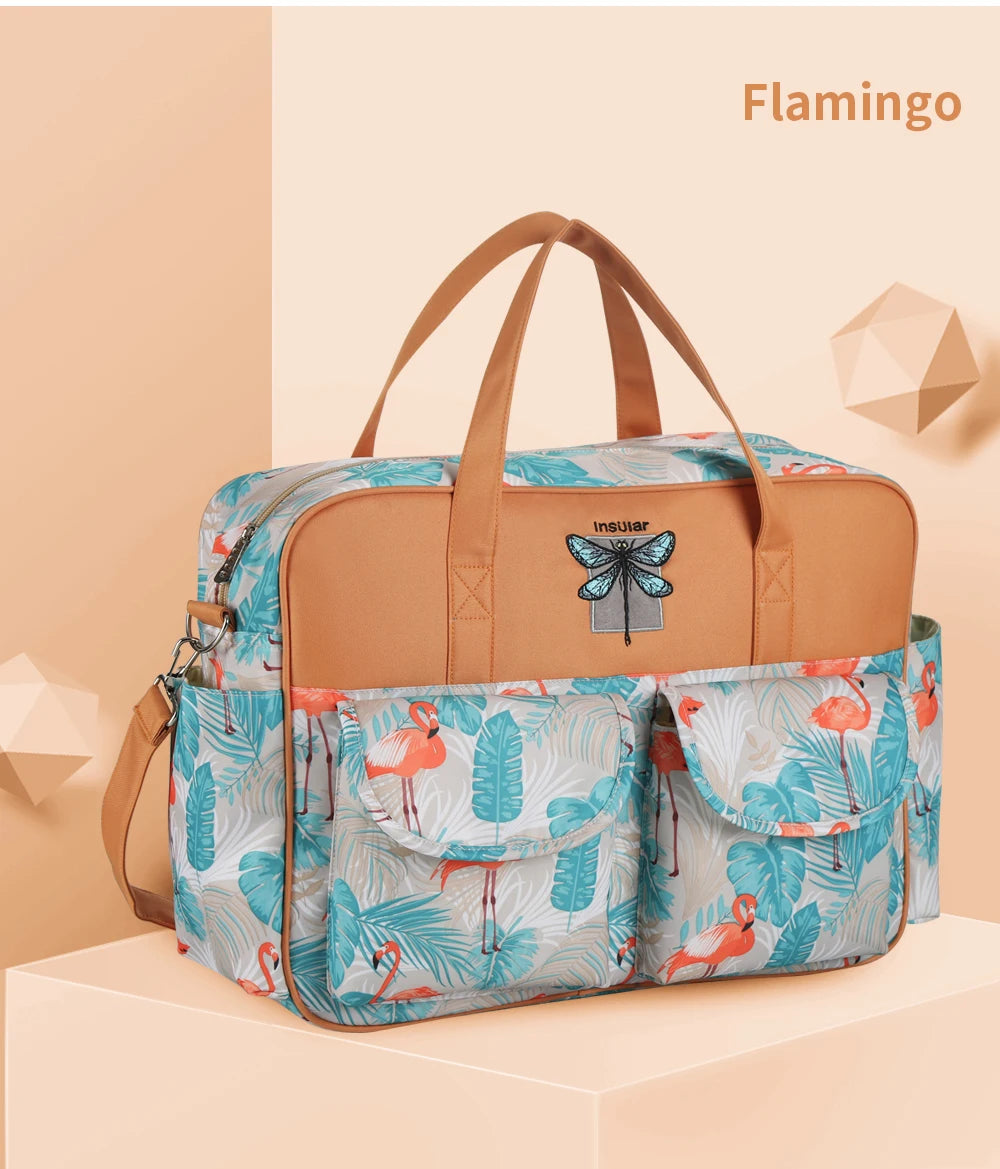 Neue Art Wasserdichte Wickeltasche Große Kapazität Umhängetasche Reisetasche Multifunktionale Mutterschafts Mutter Baby Kinderwagentaschen