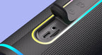 MLOVE E80 Tragbarer Bluetooth-Lautsprecher – Leistungsstarker Dual-Sound, farbenfrohe RGB-Beleuchtung, vollständig wasserdicht (IPX7), TWS-fähig