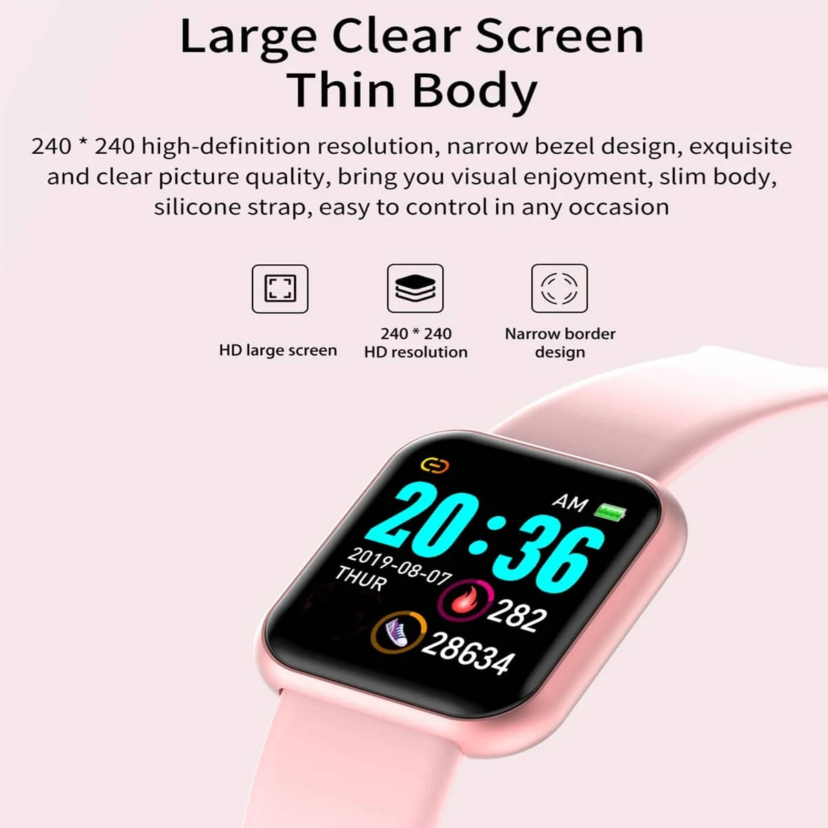 Multifunktionale Smartwatch für Damen und Herren, Bluetooth-verbunden, Telefon, Musik-Player, Fitness-Sportarmband, Schlafmonitor D13 Smartwatch