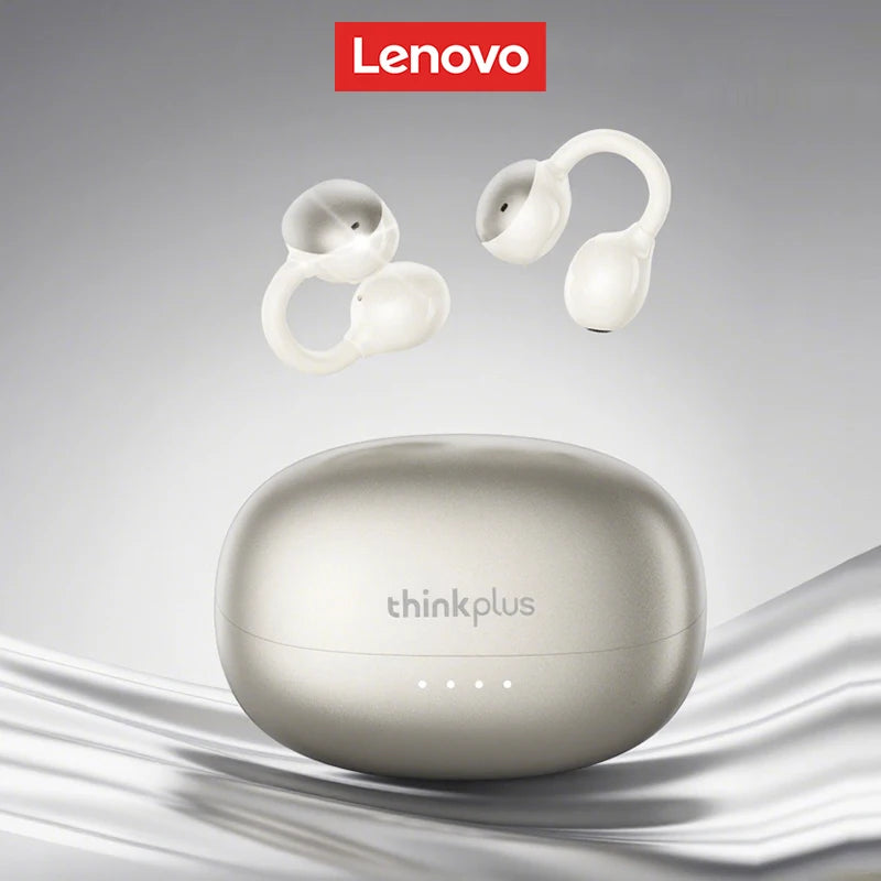 Lenovo LK6 Over-Ear Kabellose Bluetooth 5.4 Kopfhörer Klangqualität Rauschunterdrückung Ohrclip-Kopfhörer Lange Ausdauer Headsets