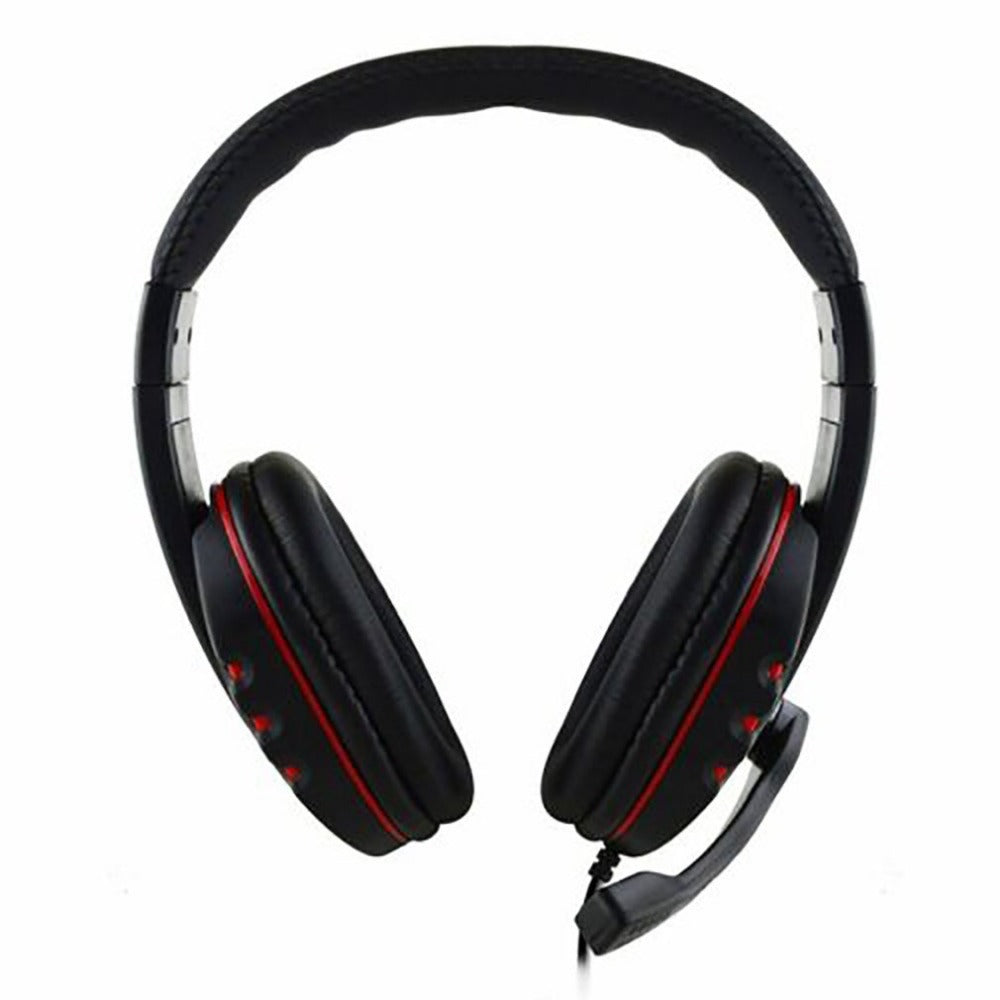 Kopfhörer 3,5mm Kabelgebundenes Gaming Headset Ohrhörer Musik für PS4 Playstation 4 Spiel PC Chat Computer mit Mikrofon