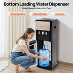 Elektrischer Warm- und Kaltwasserspender, vielseitiger stehender Wasserspender mit unterer Beladung für Zuhause und Büro, 110V US/220V EU
