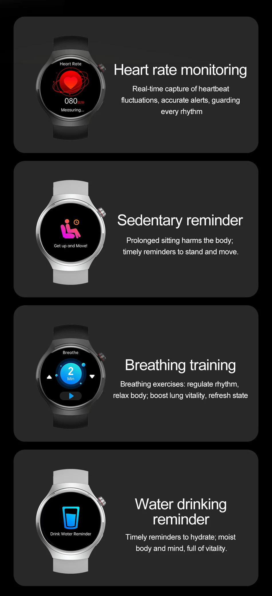 2026 Neue Watch 5 Pro Upgrade GPS NFC Herren Smartwatch 360*360 AMOLED HD Bluetooth Anruf Wasserdichte Smart Watch für Android iOS