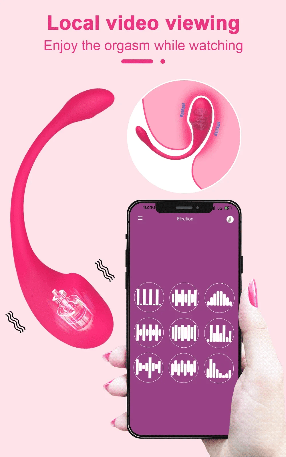 Kabelloser Bluetooth G-Punkt Vibrator für Frauen APP Fernbedienung Tragbares vibrierendes Ei G-Punkt Klitorisstimulator Sexspielzeug für Erwachsene