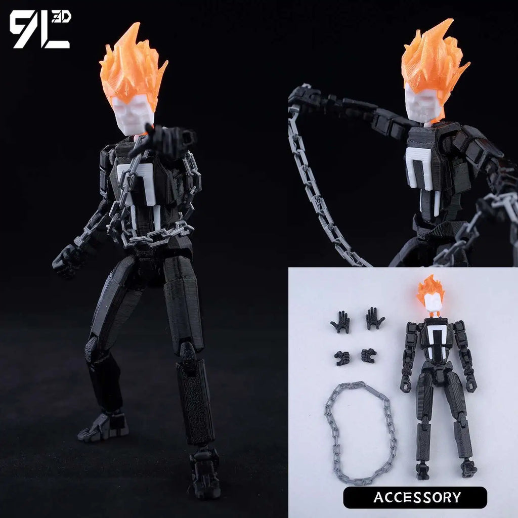 Venom Spider-Man Lucky13 Dummy13 Actionfiguren – 3D-gedruckte T13-Mehrgelenk-Shapeshift-Mannequin-Anime-Sammelspielzeuge