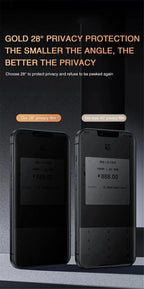 Blickschutzfolie für iPhone 17 Pro Max Anti-Spy Glas für iPhone 16 15 14 13 12 11 Pro Max Blickschutzfolie iPhone 17 Pro