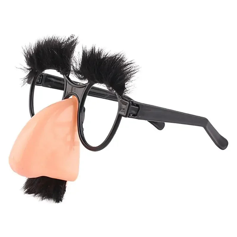 Große Nase Brille mit Augenbrauen Schnurrbart Alberne Lustige Foto Requisiten Halloween Party Brille Neuheit Scherz für Geburtstagsfeiern