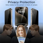 Blickschutzfolie für iPhone 17 Pro Max Anti-Spy Glas für iPhone 16 15 14 13 12 11 Pro Max Blickschutzfolie iPhone 17 Pro