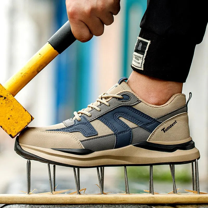 Safety Shoes Men With Steel Toe Cap Anti-smash Men Work Shoes Sneakers Light Puncture-Proof Indestructible Shoes Dropshipping Zweitbild