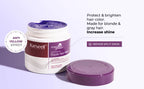 Karseell Lila Haarmaske 100ml/500ml Professionell neutralisiert Gelbstich für blondes, silbernes, graues und gesträhntes Haar