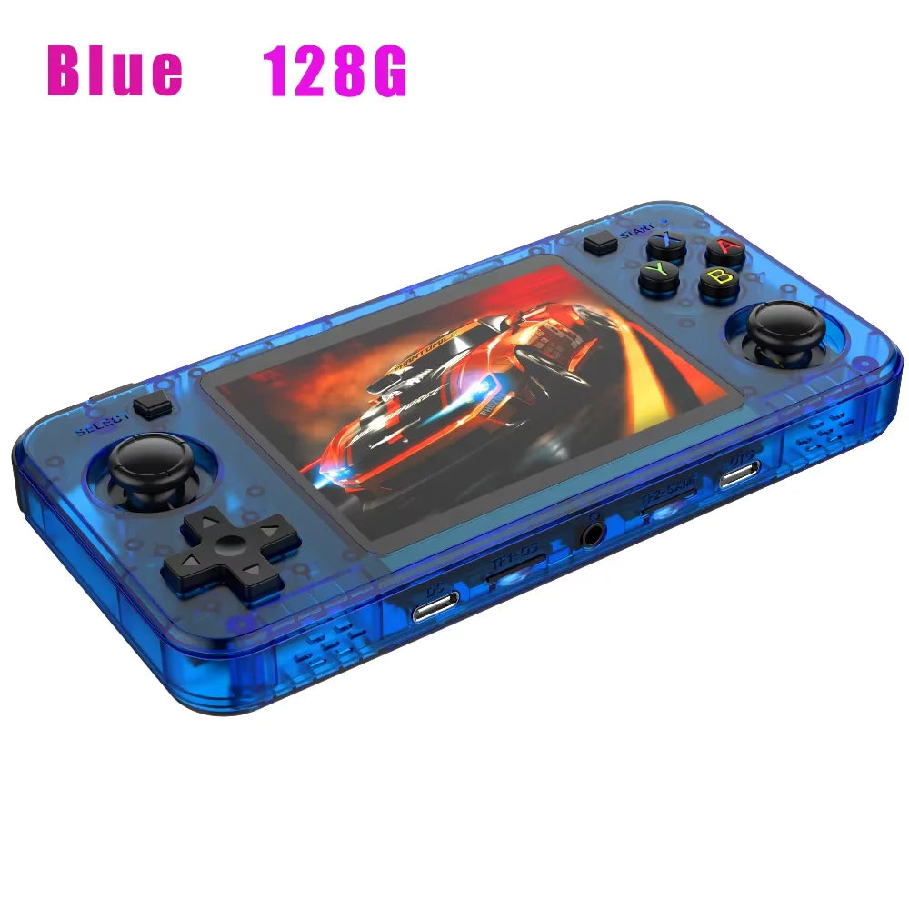 R36H ARKOS Retro Handheld-Spielekonsole Tragbarer 64G 128G Pocket-Videoplayer 3,5 Zoll IPS-Bildschirm R36S quer Kindergeschenk