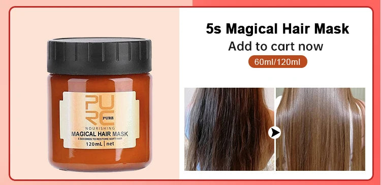 PURC 1000ml Keratin Haarglättende Glättungsbehandlung für lockiges, krauses Haar, brasilianische Keratinprodukte professionell