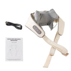Foreverlily 26W Bürstenloser Motor Nacken- und Schultermassagegerät Kabelloses Nacken- und Rückenmassage-Schal Nackenmassager