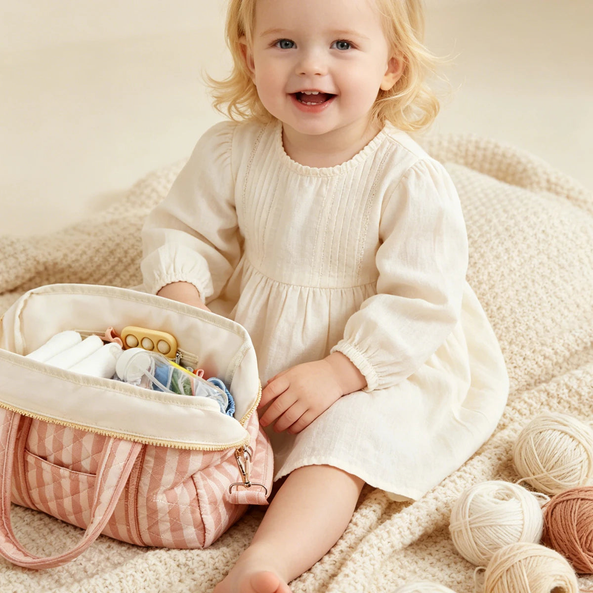 Elinfant 1 Stück Baby-Wickeltasche für Mütter, Stilltasche, Babysachen, Windeltaschen für Mütter, Mama-Handtaschen, Kinderwagen, Mutter und Kind
