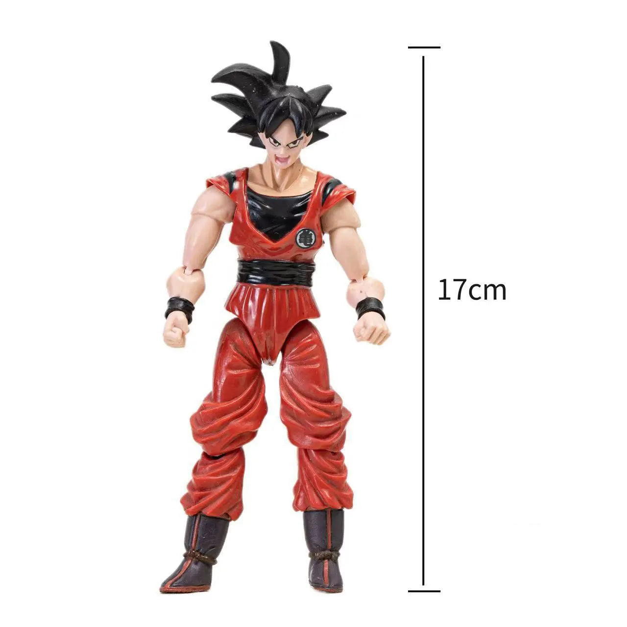 12-18CM Anime Dragon Ball Z Super Saiyajin Son Goku Broly Vegeta Anime Actionfigur Modell Geschenke Sammlerfiguren für Kinder