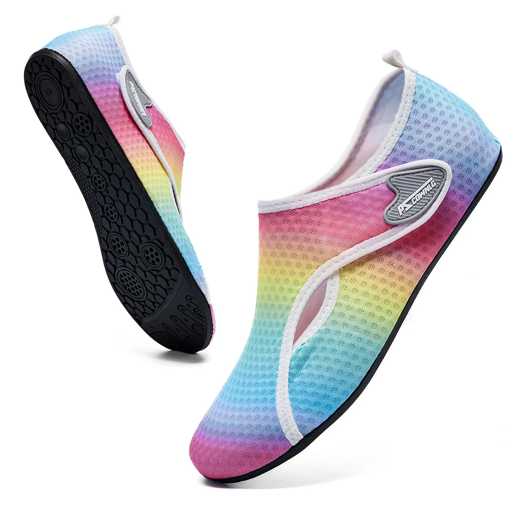Damen Strand Badeschuhe Beach Sneaker Socken Herren Barfuß Yoga Schuhe Schnelltrocknende Surf-Badeschuhe Barfuß Wassersocken