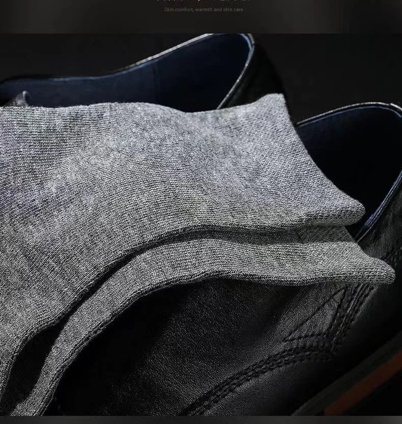 20 Stück/Los Herren Socken aus reiner Baumwolle Übergröße Einfarbig Freizeit Business Lange Socken Atmungsaktive Weiche Herrensocken EU39-48