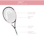HEAD 2026 Neuer Carbon Tennisschläger für Herren Damen Tenis Raquete Blau