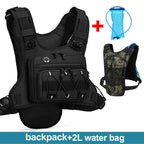 Lauf-Brusttasche Trinkweste zum Radfahren Wandern Fahrradrennen Marathon Tasche Herren Damen Sport Taktische Bauchtasche Camping Rucksack