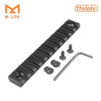 Jagd Taktische Picatinny Schiene 3-13 Slots 20mm Aluminium Schienenadapter Halterung für Keymod / M-LOK System Handschutz Zielfernrohr Montagebasis