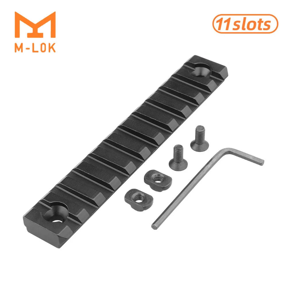 Jagd Taktische Picatinny Schiene 3-13 Slots 20mm Aluminium Schienenadapter Halterung für Keymod / M-LOK System Handschutz Zielfernrohr Montagebasis